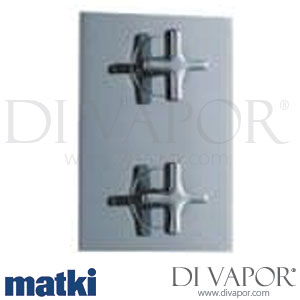 Matki EX05/X Elixir EX05/X Modern Cross Concealed Thermostatic Shower Spare Parts